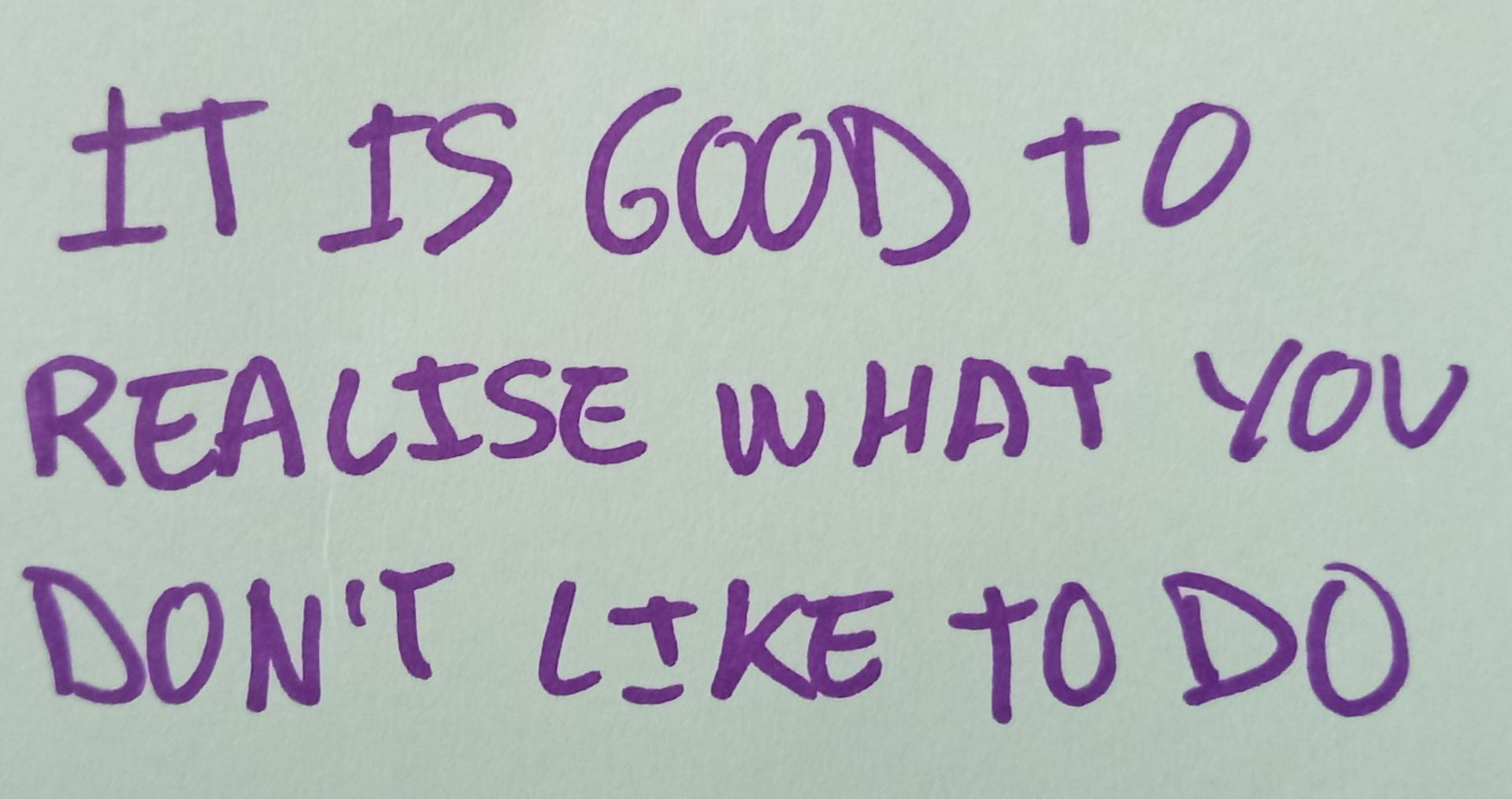 Take-home messages from the Careers Beyond Research event: It is good to realise what you don't like to do.
